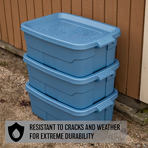 CX Rugged 10-Gallon Heavy Duty Stackable Storage Bins with Lids, 4 Pack - size: 10 Gallon, style: 4-Pack