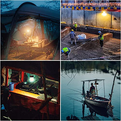 IODOO 10000mAh 30W Rechargeable Camping Light with Remote 3000LM 2700/4000/6500K/RED LED Camping Lantern Portable IP45 Waterproof Tent Lights Power Failur for Parents Christmas Gift - size: 30W (Remote)