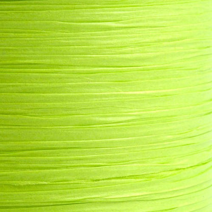 Italian Options Paper Raffia Ribbon 7mm x 100M - Apple Green - color: Apple Green