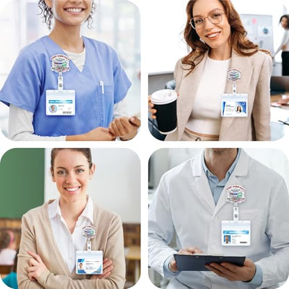 Every Nurse Has A Best Friend PAM Funny Nurse Badge Reel, ID Badge Holder - color: Every Nurse Has Pam