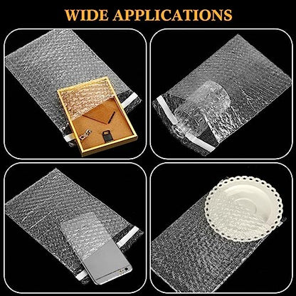 Perkoop Bubble Bags Double Bubble Pouches, 6 x 8.5 Inch, 120 Pcs - size: 6 x 8.5 Inch