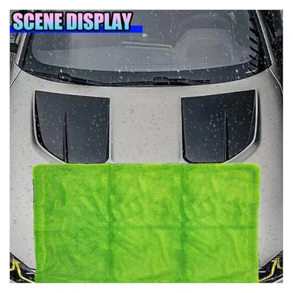 36"×24" Car Drying Towel, 1400 GSM Extra Large Microfiber Cleaning Towel with Twisted-Loop Technique, Ultra Absorbent & Scratch-Free Drying Cloth for SUV Truck RV, Machine Washable(60x90cm) - size: 60x90cm