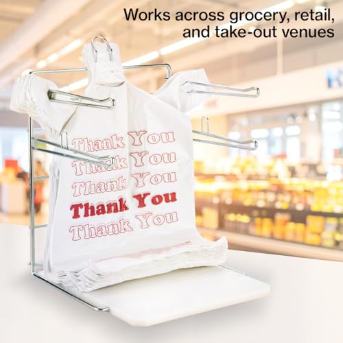 SSWBasics White Thank You Bags Case of 1000-11 ½" x 6" x 21" - size: 1000 Count (11.5" x 6" x 21")