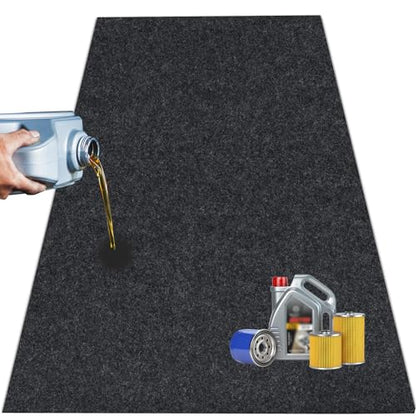 Ahpuhtan 36 x 60 Inch Oil Spill Mat for Garage, Garage Floor Oil Change Mat - color: 1 Pack-36 X 60 Inch