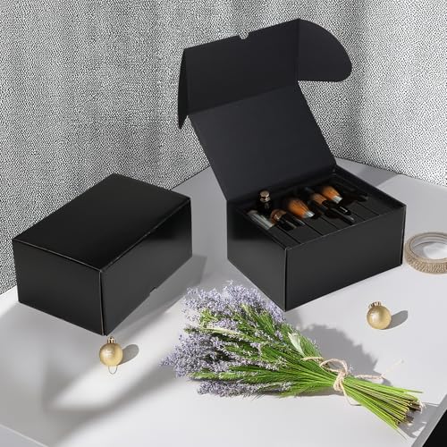 Rempry 10x7x5 Inch Black Shipping Boxes 20 Pack, Cardboard Mailer Boxes for Small Business Mailing - color: Black, size: 10X7X5-20 Pack