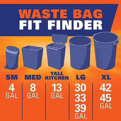 Hefty Ultra Strong Tall Kitchen Trash Bags - Citrus Twist, 13 Gallon, 40 Count - size: 40 Count (Pack of 1), style: Citrus Twist