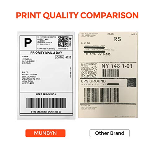 MUNBYN 4"x6" Thermal Shipping Labels, 880 PCs/4 Rolls(220 Pcs per Roll) - style: 220*4 Labels