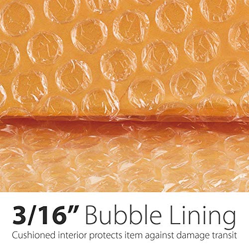 Fosmon 10 Pack Bubble Mailers 12x15, #6 Kraft Padded Shipping Envelopes - size: 10 Pack