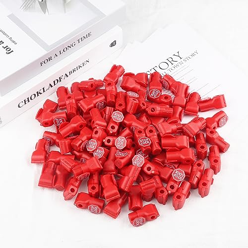 130 PCS Peg Hook Stop Lock, Stop Lock for Retail Shop Display Hooks Lock Fits 4.5-5.9mm Diameter Hooks, Easy Installation and Exquisite Style