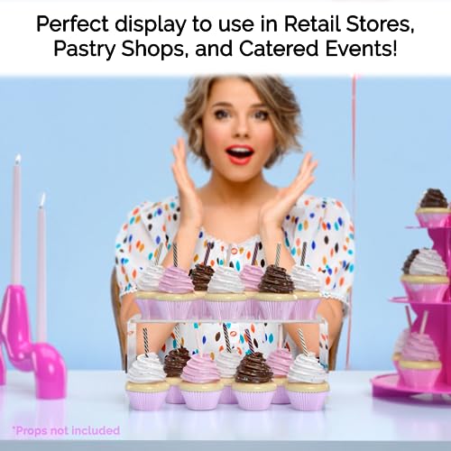 Acrylic Riser Display Stand Clear Lucite One Piece 10" Wide by 4" Deep Retail Showcase Countertop Platform for Products and Merchandise in Shops and Boutiques by Marketing Holders