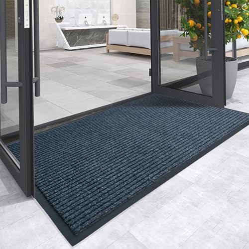Front Door Mat, 2'x6'Indoor Outdoor Welcome Commercial Floor Mats - size: 24"x72"