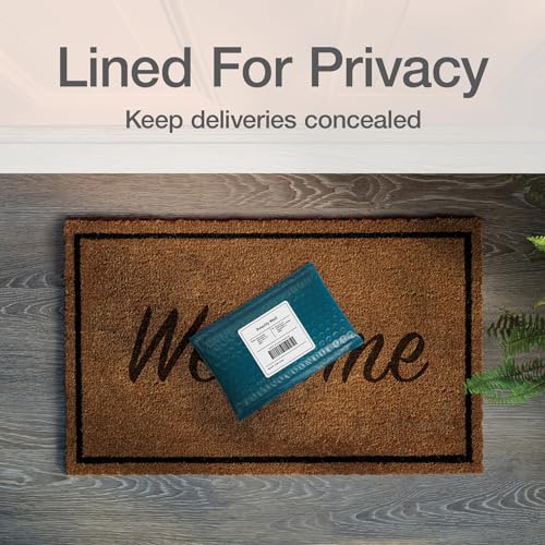 Quality Park Bubble Mailers, 4 x 8 Shipping Envelopes, Self-Seal, Small Blue Padded Envelopes, Redi-Strip Peel Off Closure, 50 Per Box (QUA85909) (Pack of 4) - color: Blue, size: 4 x 8 (Pack of 4)