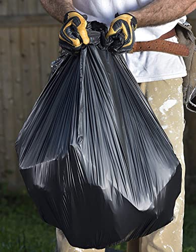 Commander 42 Gallon 2.5 MIL Black Heavy Duty Garbage Trash Bags - 32" x 46" - Pack of 20 - For Contractor, Industrial, Institutional, & Commercial - style: 42 Gal, 2.5 Mil, 20 Count