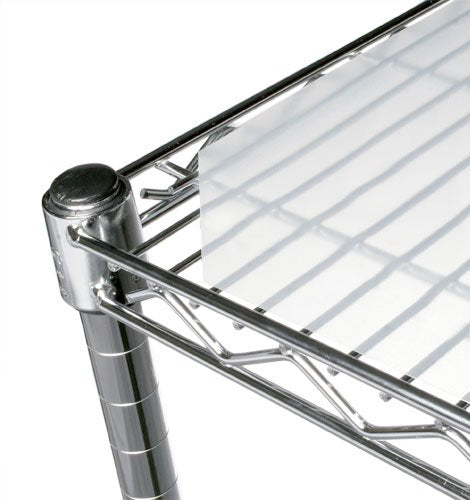 14" x 18" Translucent Wire Shelf Liners, 4 Count - size: 14" x 18"