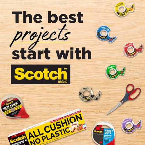 Scotch Desktop Tape Dispenser, Silvertech Two-Tone (C60-ST) (Pack of 12) - size: 1 Count (Pack of 12)