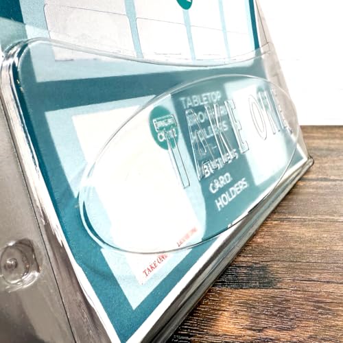 Mediz Tabletop Brochure Holder 20 Pack - Eco-Friendly, Can Hold 200, 8.5 x 11 Documents, Flyers, Maps & Brochures or Other Marketing Needs (TAKE ONE - Tabletop, Pack of 20)