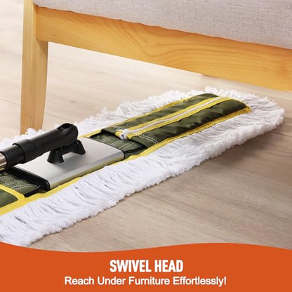 CLEANHOME 36" Commercial Dust Mop for Hardwood Floors, Tile, Laminate
