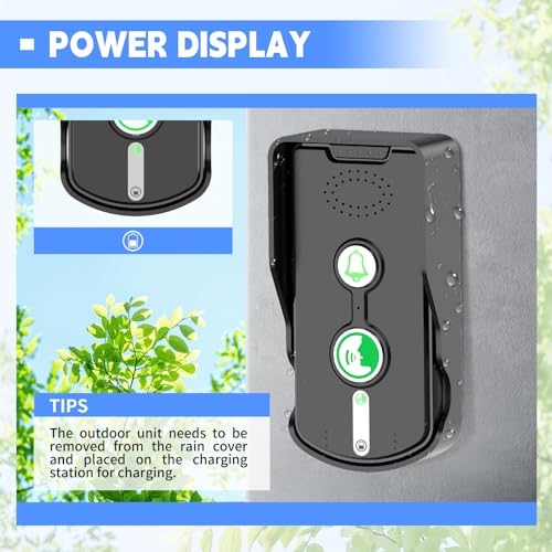 SmartTail 2 Way Wireless Doorbell Intercom, 30 Days Long Standby, 2 Pack