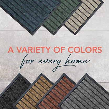 ubdyo Extra Durable Door Mat Outside Entrance (36" x 24", Bright Blue) - color: Bright Blue, size: 36" x 24" (Rectangular)