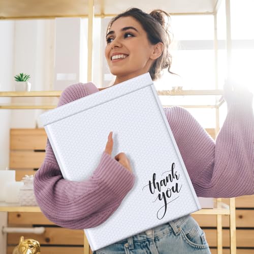 Fuxury Bubble Mailers 14.5x20" 15 Pack White Extra Large Padded Envelopes - color: White, size: 14.5x19" 15pcs