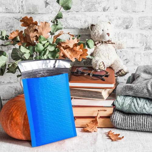 UCGOU Bubble Mailers 5x8.6" Usable Size 5x7" Padded Envelopes Blue 100 Pack - color: Blue, size: 5x8.6" 100PC