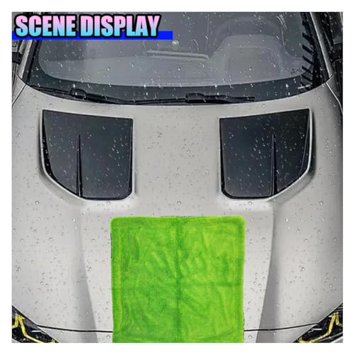 15"×15" Car Drying Towel, 1400 GSM Extra Large Microfiber Cleaning Towel with Twisted-Loop Technique, Ultra Absorbent & Scratch-Free Drying Cloth for SUV Truck RV, Machine Washable (40x40cm) - size: 40x40cm