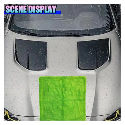 15"×15" Car Drying Towel, 1400 GSM Extra Large Microfiber Cleaning Towel with Twisted-Loop Technique, Ultra Absorbent & Scratch-Free Drying Cloth for SUV Truck RV, Machine Washable (40x40cm) - size: 40x40cm