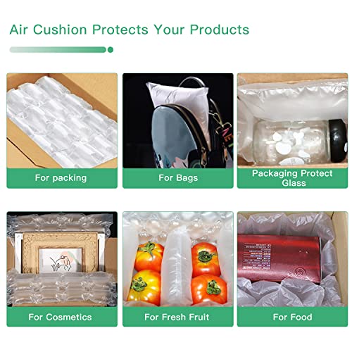 985ft Air Pillow Cushion Film Roll for Bubble Wrap,Packaging 3000pcs