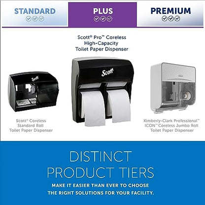 Scott Professional High-Capacity Toilet Paper Dispenser, Black (44518)