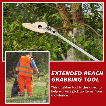 Sabary 5 Pack Suction Cup Grabber Reacher Tool Trash Picker,Red,43inch - color: Red, size: 43 Inch