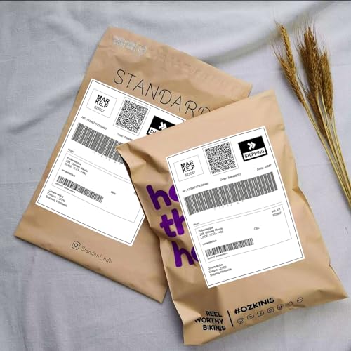 2UP - Sticker Paper, 11" x 8.5" Half Sheet Shipping Address Labels - size: 8.5"x5.5"(2UP), style: 100 Sheets