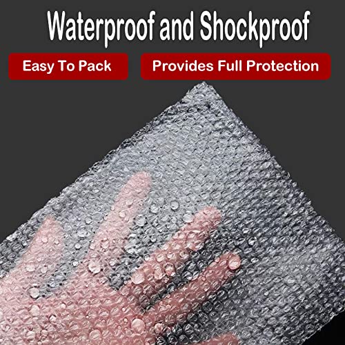 50Pcs Bubble Pouches Wrap, 12"x12" Clear Bubble Out Bags for Packing - size: 12"x12"