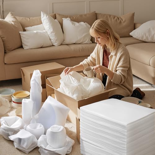 200 Pack 6''x8'' Cushion Foam Pouches,Small Packing Foam Pouches for Moving - size: 200pcs 6×8inch