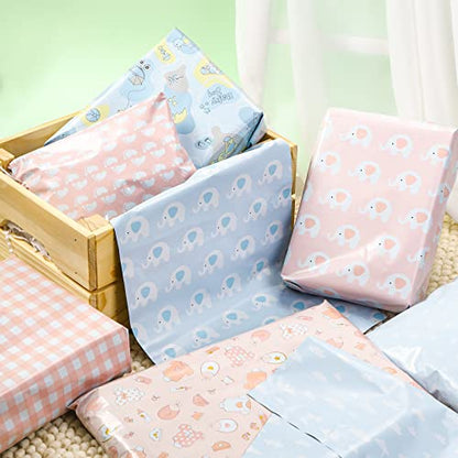 RUSPEPA Baby Poly Mailers Shipping Bags Pretty Thick Self Adhesive Mailing Envelopes, 10x13 inches, 40 Pack