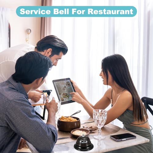 PATIKIL Desk Bell, 3.3" Service Call Bell Ringing, Beer, Coffee, Coffee - color: Coffee(coffee)