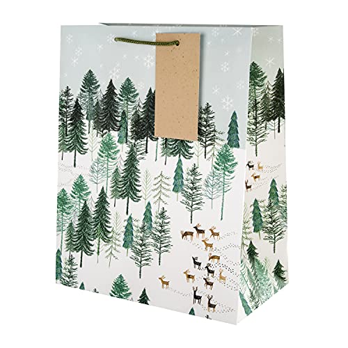 Hallmark Christmas Assorted Gift Bag Pack - 3 Bags in 3 Festive Designs - color: Tree Christmas Gift Bag Pack