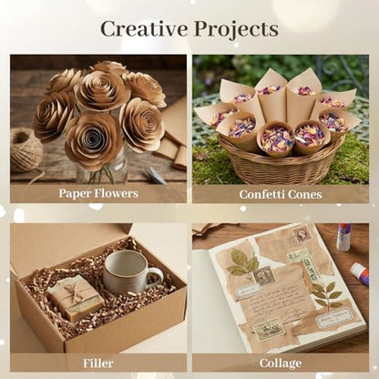 Koogel 330 Sheets Kraft Brown Tissue Paper, 14 X 10 inches - color: Kraft Brown