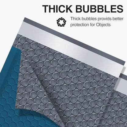 UCGOU Bubble Mailers 5x8.6" Usable Size 5x7" Padded Bags Navy Blue 50 Pack - color: Navy Blue, size: 5x8.6" 50PC