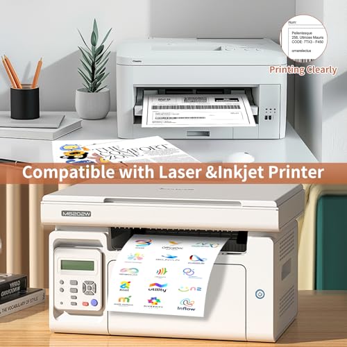 8.5" x 11" Shipping Label (50 Sheets, 50 Labels), Full Sheet Sticker Labels - size: 8.5" x 11", style: 50 sheets