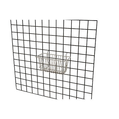 Econoco Multi-Fit Narrow Wire Baskets, Set of 6, Epoxy Chrome - color: Chrome Finish