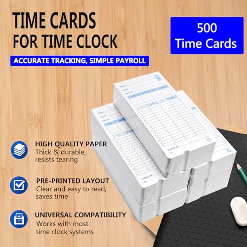 (300pack) E14 (E14-100) Time Cards for Lathem Model 400E Time Clock