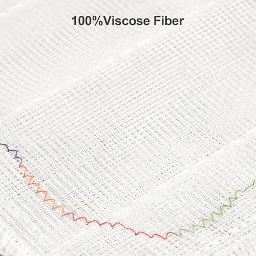 JOYMOOP Microfiber Cleaning Cloth, 20 Piece Set, Medium, White - color: S