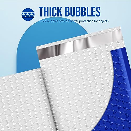Fuxury Bubble Mailers 8.5x12 Inch 40 Pack Large Bubble Envelopes - color: Royal Blue, size: 8.5x12" 40PC