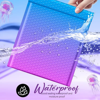 Fuxury Bubble Mailers 8.5x12" 240 Pack Padded Envelopes Usable Size 8.5x11" - color: BluePurple, size: 8.5x12" 240PC