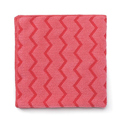 Rubbermaid Commercial FGQ62000RD00 HYGEN Microfiber General Purpose Cloth, Red - color: Red, size: 12-Pack