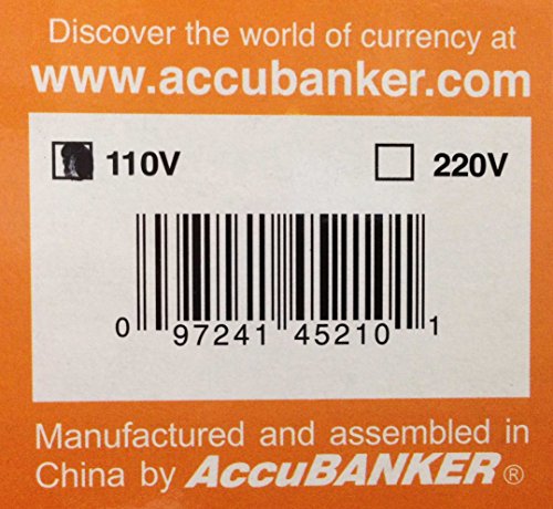 AccuBANKER AB1100PLUS Commercial Grade Digital Money Counter, Hopper Capacity 200 Bills & Speed 1,300 Bills/Min Bill Counter Machine Fast & Reliable Perfect for Small & Medium Retailers - style: Basic