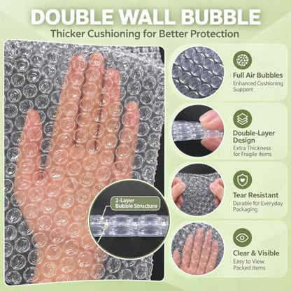 28"x40" Clear Bubble Out Bag,5PCS Large Bubble Pouches Bags - size: 28x40Inches-5PCS