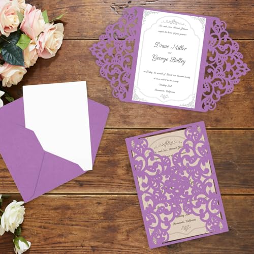 Goefun 24 Sheets Purple Cardstock 8.5 x 11 80lb Halloween Card Stock - color: purple, size: 8.5x11
