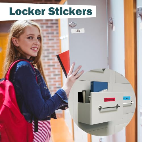 LLPT Dry Erase Magnetic Labels, 0.5" x 2" 50 Packs, Red - color: Red, size: 0.5" x 2"