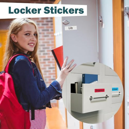 LLPT Dry Erase Magnetic Labels, 0.5" x 2" 50 Packs, Red - color: Red, size: 0.5" x 2"